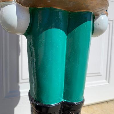 LOT 426: Plaster Christmas Solider Yard Decor