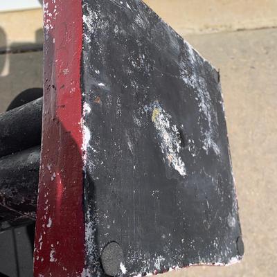 LOT 426: Plaster Christmas Solider Yard Decor