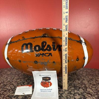 LOT 427: One of a Kind Handmade American Football Barnyard Large Insulated Cooler