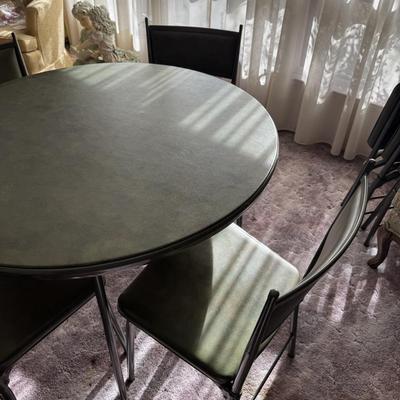 MCM Card Table with Chairs