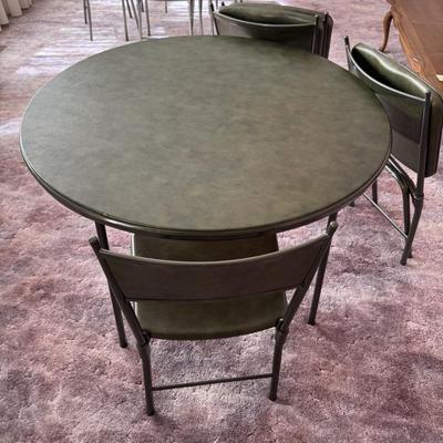 MCM Card Table and Chairs 2