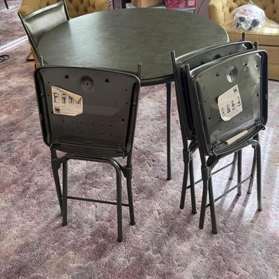 MCM Card Table and Chairs 2