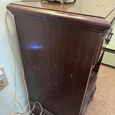 Pair of Mahogany Nightstands AS IS