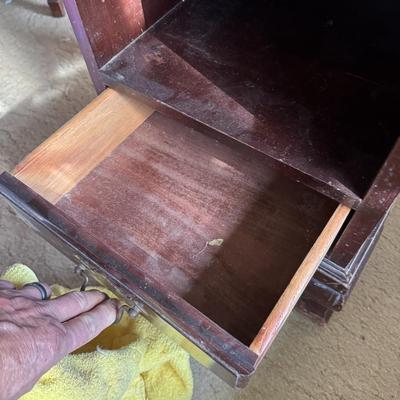 Pair of Mahogany Nightstands AS IS
