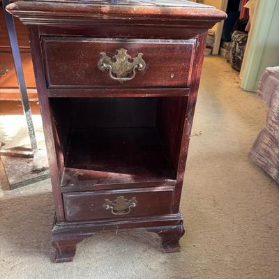 Pair of Mahogany Nightstands AS IS