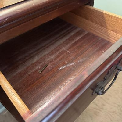 Pair of Mahogany Nightstands AS IS