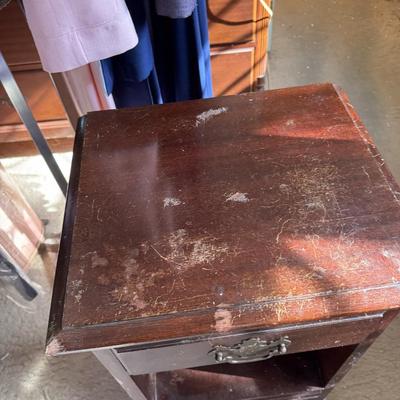 Pair of Mahogany Nightstands AS IS