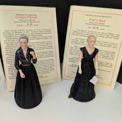 6 - United States Historical Society American Women Dolls 1980-1989 Women Are Numbered