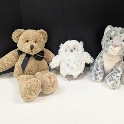 Real Animal Leopard Plush - Boyds Collection Bear Plush - Owl Plush