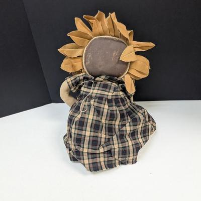 Primitive Folk Art Handmade Sunflower Doll "Sunny"