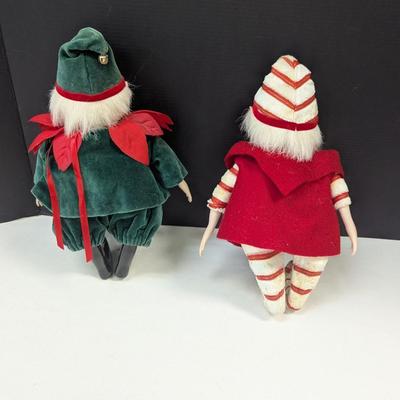 Pair Of Christmas Elves