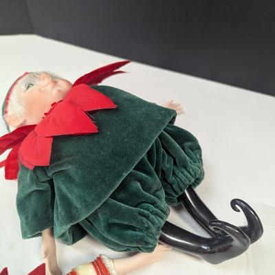 Pair Of Christmas Elves