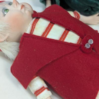 Pair Of Christmas Elves