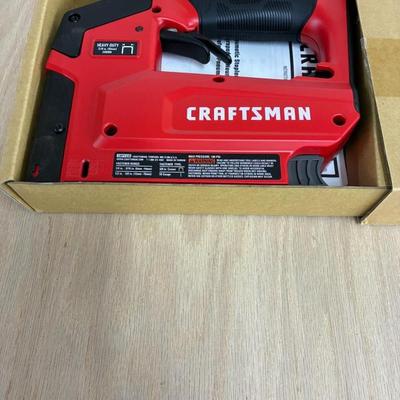 Craftsman CMPCS38 pneumatic 18 ga 3/8in crown stapler $60 NEW