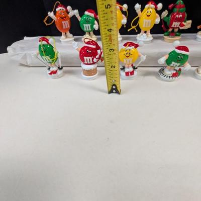 Vintage M&Ms Hanging Christmas Ornaments 1988
