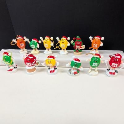 Vintage M&Ms Hanging Christmas Ornaments 1988