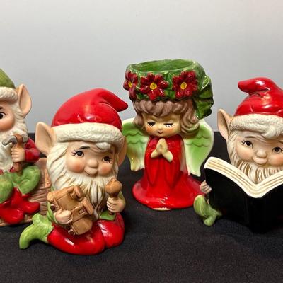 Sale Photo Thumbnail #23: HomCo elves, plastic camel, reindeer & sleigh, plus more