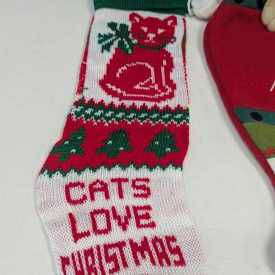 Cat Holiday Stockings