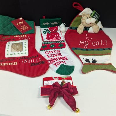 Cat Holiday Stockings