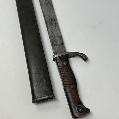 WWI German Army Butcher Blade Bayonet