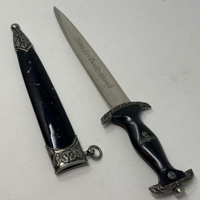German Third Reich SS Honor Dagger w/Inscription