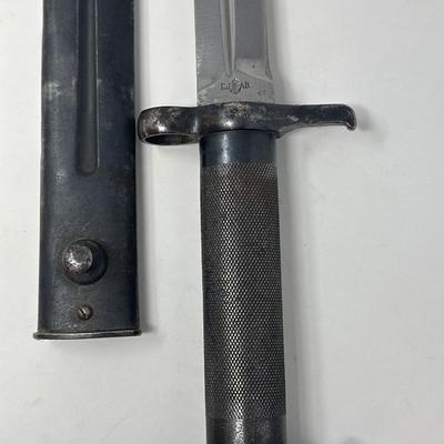 Swedish Mauser M1896 Bayonet w/Scabbard