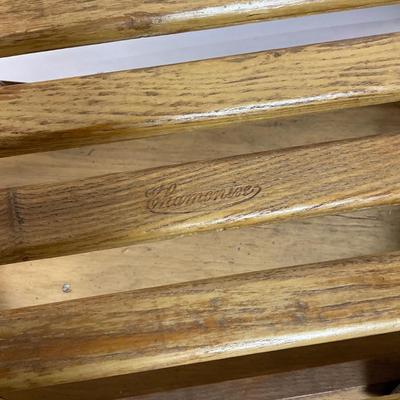 Z504 Antique Chamonix Snow Sled & Women's Ice Skating Shoes