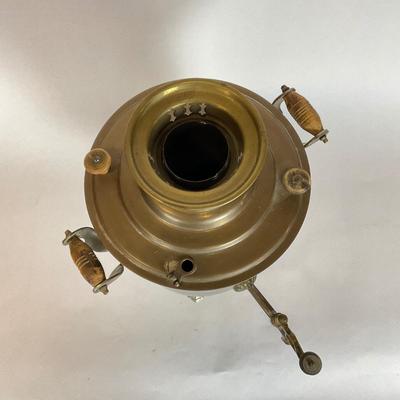 Z513 Vintage Russian Brass Samovar