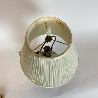 Z514 Vintage Porcelain Phoenix Bird Vase Table Lamp