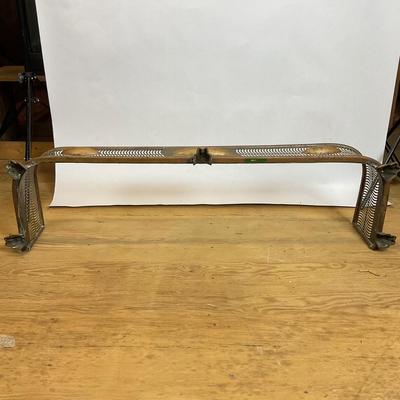 Z507 Antique Edwardian Copper Fireplace Fender