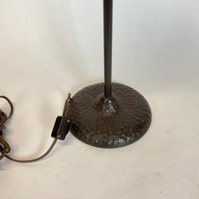 Z519 Vintage Candlestick Style Table Lamp with Art Nouveau Design