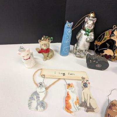 Cat Holiday Ornaments