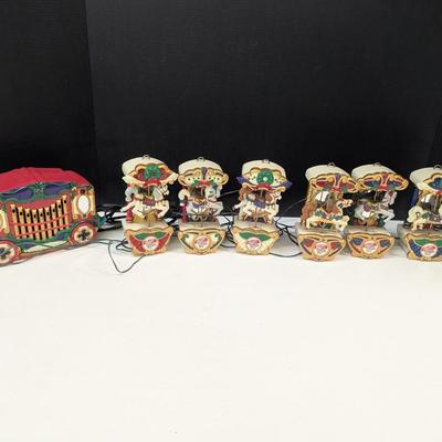 1992 Mr. Christmas Holiday Carousel