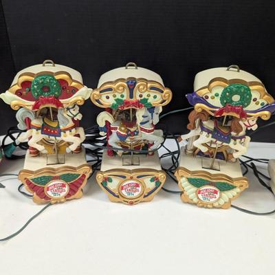 1992 Mr. Christmas Holiday Carousel