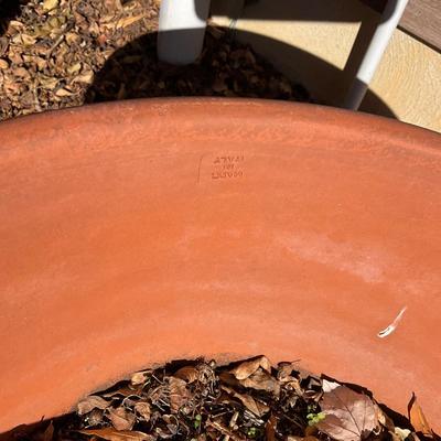 O547 Large Italian Terra Cotta Flower Pot