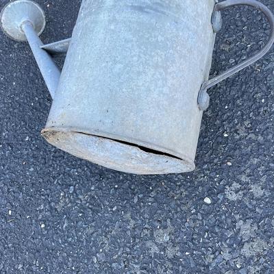 O575 Vintage Galvanized Two Gallon Watering Can