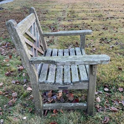 O578 Kinsley Bate Teak Chippendale Garden Arm Chair