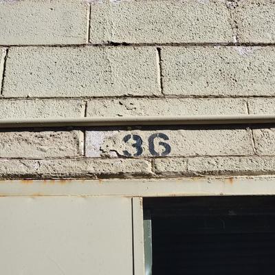 Storage Unit #: 36