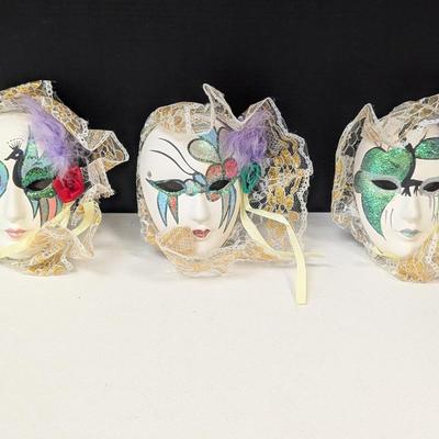 Paper Mache Colorful Masks