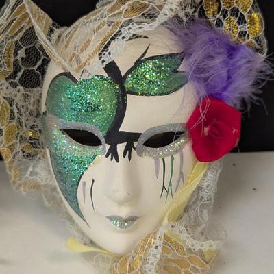 Paper Mache Colorful Masks