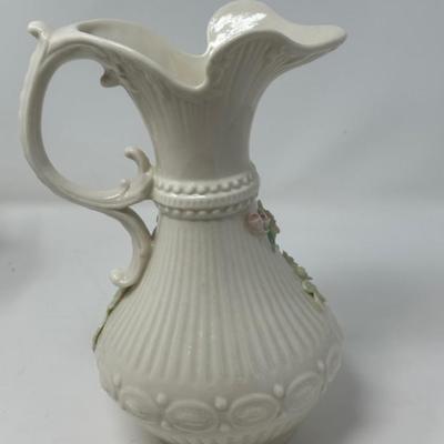BELLEEK ABERDEEN PITCHER EWER VASE