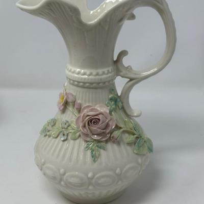 BELLEEK ABERDEEN PITCHER EWER VASE