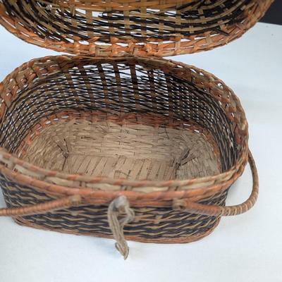 Wicker Fishing Basket