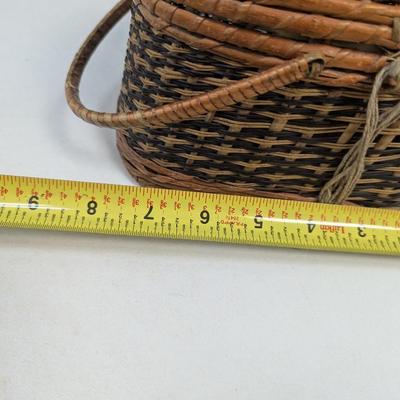 Wicker Fishing Basket