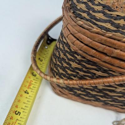 Wicker Fishing Basket