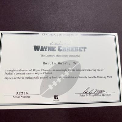 Danbury Mint - Wayne Chrebet