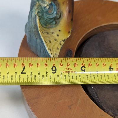 1940's Vintage Trout With Cast Iron Cigar Ashtray