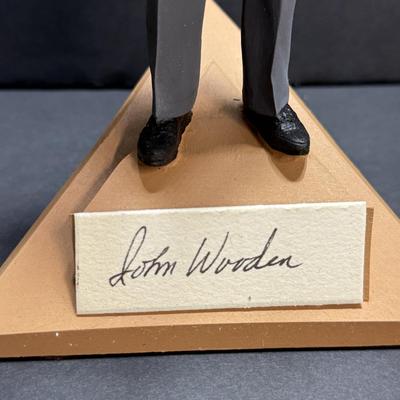 John Wooden Authentic Autographed Figurine