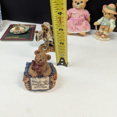 Bear Wear Lapel Pins - Cherished Teddies Porcelain Figures