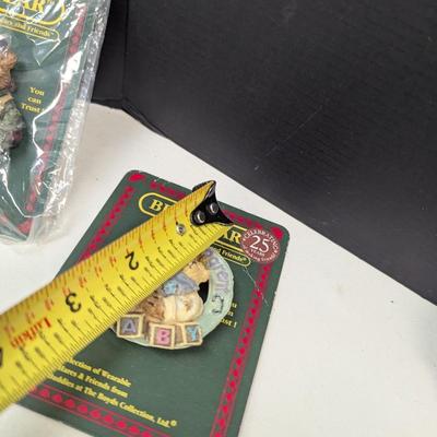 Bear Wear Lapel Pins - Cherished Teddies Porcelain Figures